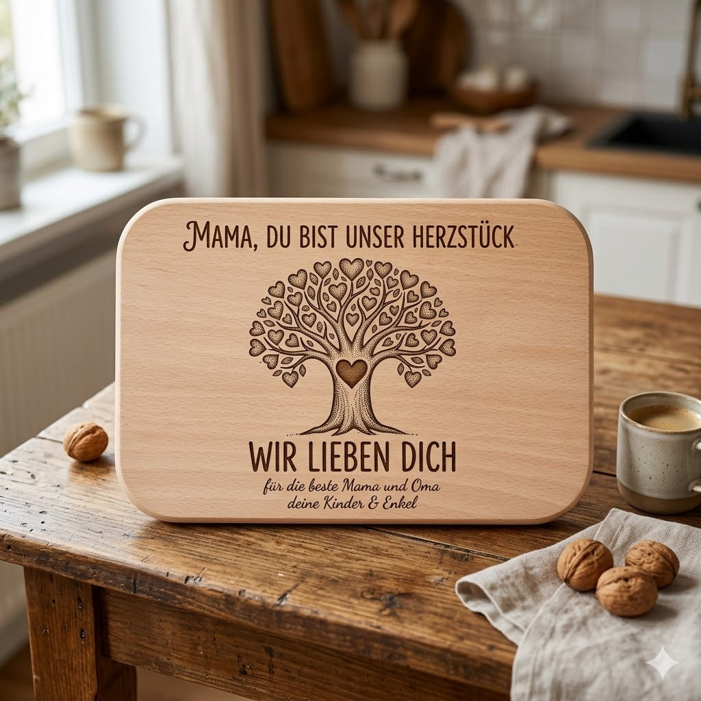 Schneidebrett aus Buchenholz