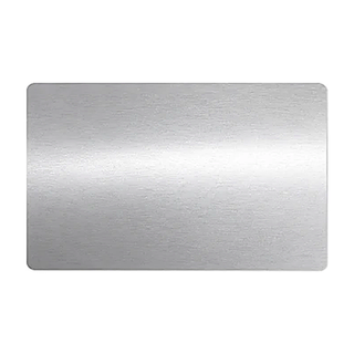 Visitenkarte Aluminium