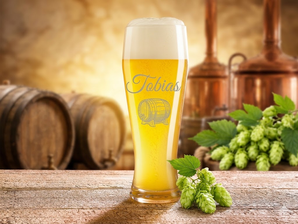 Weizenbierglas 690 ml bei 500 ml geeicht
