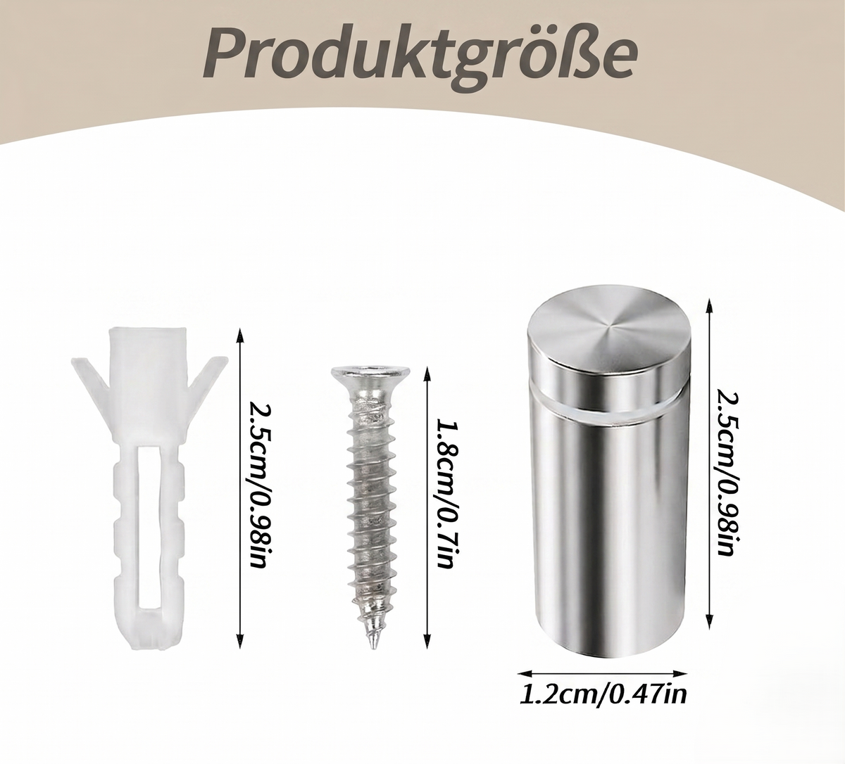 Abstandshalter aus Edelstahl